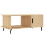 Mesa de centro madera contrachapada roble Sonoma 90x50x40 cm en Mesas de centro | Comprar online en Foru.es