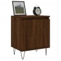 Mesita de noche 2 uds madera ingeniería roble marrón 40x30x50cm de vidaXL, Mesitas de noche - Ref: Foro24-826843, Precio: 42,...