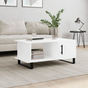 Mesa de centro madera contrachapada blanco 90x50x40 cm en Mesas de centro | Comprar online en Foru.es