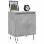 Mesitas de noche 2 uds madera gris hormigón 40x30x50 cm de vidaXL, Mesitas de noche - Ref: Foro24-826837, Precio: 59,87 €, De...