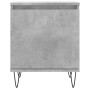 Mesitas de noche 2 uds madera gris hormigón 40x30x50 cm de vidaXL, Mesitas de noche - Ref: Foro24-826837, Precio: 59,87 €, De...