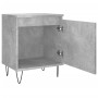 Mesitas de noche 2 uds madera gris hormigón 40x30x50 cm de vidaXL, Mesitas de noche - Ref: Foro24-826837, Precio: 59,87 €, De...