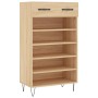 Zapatero madera de ingeniería roble Sonoma 60x35x105 cm en Armarios y almacenamiento | Comprar online en Foru.es