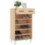 Zapatero madera de ingeniería roble Sonoma 60x35x105 cm en Armarios y almacenamiento | Comprar online en Foru.es