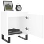 Mesitas noche 2 uds madera ingeniería blanco brillo 40x30x50 cm de vidaXL, Mesitas de noche - Ref: Foro24-826849, Precio: 77,...