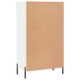 Mueble zapatero madera contrachapada blanco brillo 60x35x105 cm en Armarios y almacenamiento | Comprar online en Foru.es