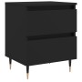 Mesita de noche madera de ingeniería negro 40x35x50 cm de vidaXL, Mesitas de noche - Ref: Foro24-826862, Precio: 56,13 €, Des...