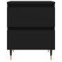 Mesita de noche madera de ingeniería negro 40x35x50 cm de vidaXL, Mesitas de noche - Ref: Foro24-826862, Precio: 56,13 €, Des...