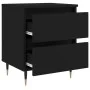 Mesita de noche madera de ingeniería negro 40x35x50 cm de vidaXL, Mesitas de noche - Ref: Foro24-826862, Precio: 53,46 €, Des...