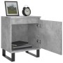 Mesitas de noche 2 uds madera gris hormigón 40x30x50 cm de vidaXL, Mesitas de noche - Ref: Foro24-826853, Precio: 69,88 €, De...