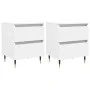 Nightstands 2 pcs engineered wood white 40x35x50 cm by vidaXL, Nightstands - Ref: Foro24-826861, Price: 77,49 €, Discount: %