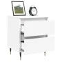 Nightstands 2 pcs engineered wood white 40x35x50 cm by vidaXL, Nightstands - Ref: Foro24-826861, Price: 77,49 €, Discount: %