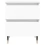 Nightstands 2 pcs engineered wood white 40x35x50 cm by vidaXL, Nightstands - Ref: Foro24-826861, Price: 77,49 €, Discount: %