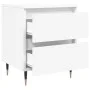 Nightstands 2 pcs engineered wood white 40x35x50 cm by vidaXL, Nightstands - Ref: Foro24-826861, Price: 77,49 €, Discount: %