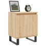 Mesitas noche 2 uds madera ingeniería roble Sonoma 40x30x50 cm de vidaXL, Mesitas de noche - Ref: Foro24-826851, Precio: 69,9...