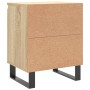 Mesitas noche 2 uds madera ingeniería roble Sonoma 40x30x50 cm de vidaXL, Mesitas de noche - Ref: Foro24-826851, Precio: 69,9...