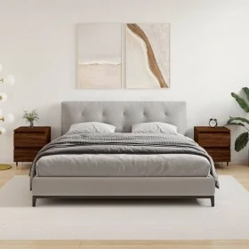 Nachttische, 2 Stück, Eichenbraun, Holzwerkstoff, 40 x 35 x 50 cm von vidaXL, Nachttische - Ref: Foro24-826875, Preis: 81,60 ...