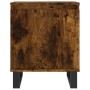 Mesitas de noche 2 uds madera ingeniería roble humo 40x30x50 cm de vidaXL, Mesitas de noche - Ref: Foro24-826855, Precio: 51,...