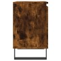 Mesitas de noche 2 uds madera ingeniería roble humo 40x30x50 cm de vidaXL, Mesitas de noche - Ref: Foro24-826855, Precio: 51,...