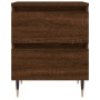 Mesitas noche 2 uds madera ingeniería marrón roble 40x35x50 cm de vidaXL, Mesitas de noche - Ref: Foro24-826875, Precio: 82,5...