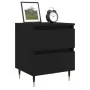 Nightstands 2 pcs engineered wood black 40x35x50 cm by vidaXL, Nightstands - Ref: Foro24-826863, Price: 93,79 €, Discount: %