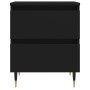 Mesitas de noche 2 uds madera de ingeniería negro 40x35x50 cm de vidaXL, Mesitas de noche - Ref: Foro24-826863, Precio: 95,18...