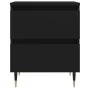 Nightstands 2 pcs engineered wood black 40x35x50 cm by vidaXL, Nightstands - Ref: Foro24-826863, Price: 93,79 €, Discount: %