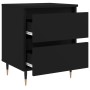 Mesitas de noche 2 uds madera de ingeniería negro 40x35x50 cm de vidaXL, Mesitas de noche - Ref: Foro24-826863, Precio: 95,18...