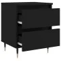 Nightstands 2 pcs engineered wood black 40x35x50 cm by vidaXL, Nightstands - Ref: Foro24-826863, Price: 93,79 €, Discount: %