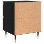 Nightstands 2 pcs engineered wood black 40x35x50 cm by vidaXL, Nightstands - Ref: Foro24-826863, Price: 93,79 €, Discount: %
