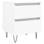 Mesita de noche madera contrachapada blanco 40x35x50 cm de vidaXL, Mesitas de noche - Ref: Foro24-826876, Precio: 53,47 €, De...
