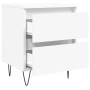 Mesita de noche madera contrachapada blanco 40x35x50 cm de vidaXL, Mesitas de noche - Ref: Foro24-826876, Precio: 53,47 €, De...