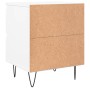 Mesita de noche madera contrachapada blanco 40x35x50 cm de vidaXL, Mesitas de noche - Ref: Foro24-826876, Precio: 53,47 €, De...