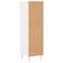 Mueble zapatero madera contrachapada blanco brillo 30x35x105 cm en Armarios y almacenamiento | Comprar online en Foru.es
