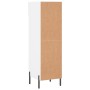 Mueble zapatero madera contrachapada blanco brillo 30x35x105 cm en Armarios y almacenamiento | Comprar online en Foru.es