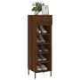 Zapatero madera de ingeniería roble marrón 30x35x105 cm en Armarios y almacenamiento | Comprar online en Foru.es