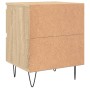 Mesita de noche madera de ingeniería roble Sonoma 40x35x50 cm de vidaXL, Mesitas de noche - Ref: Foro24-826882, Precio: 49,31...