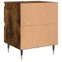 Smoked oak engineered wood bedside table 40x35x50 cm by vidaXL, Nightstands - Ref: Foro24-826870, Price: 45,38 €, Discount: %
