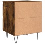 Mesitas noche 2 uds madera ingeniería roble ahumado 40x35x50 cm de vidaXL, Mesitas de noche - Ref: Foro24-826887, Precio: 56,...