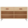Banco zapatero madera de ingeniería roble Sonoma 102x35x55 cm en Zapateros y organizadores de calzado | Comprar online en Foru.e