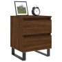 Mesitas noche 2 uds madera ingeniería marrón roble 40x35x50 cm de vidaXL, Mesitas de noche - Ref: Foro24-826907, Precio: 65,6...