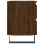 Mesitas noche 2 uds madera ingeniería marrón roble 40x35x50 cm de vidaXL, Mesitas de noche - Ref: Foro24-826907, Precio: 65,6...