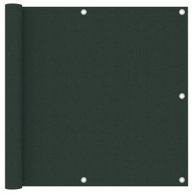 Toldo para balcón tela oxford verde oscuro 90x300 cm en Sombrillas | Comprar online en Foru.es