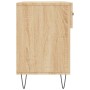 Banco zapatero madera de ingeniería roble Sonoma 102x35x55 cm en Zapateros y organizadores de calzado | Comprar online en Foru.e