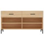 Banco zapatero madera de ingeniería roble Sonoma 102x35x55 cm en Zapateros y organizadores de calzado | Comprar online en Foru.e