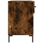 Banco zapatero madera de ingeniería roble ahumado 102x35x55 cm en Zapateros y organizadores de calzado | Comprar online en Foru.