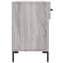 Banco zapatero madera de ingeniería gris Sonoma 102x35x55 cm en Zapateros y organizadores de calzado | Comprar online en Foru.es