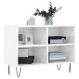 Mueble de TV madera de ingeniería blanco brillo 69,5x30x50 cm de vidaXL, Muebles TV - Ref: Foro24-826966, Precio: 45,71 €, De...