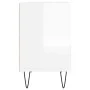 Mueble de TV madera de ingeniería blanco brillo 69,5x30x50 cm de vidaXL, Muebles TV - Ref: Foro24-826966, Precio: 45,16 €, De...
