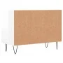 Mueble de TV madera de ingeniería blanco brillo 69,5x30x50 cm de vidaXL, Muebles TV - Ref: Foro24-826966, Precio: 45,16 €, De...